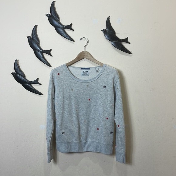 SCOTCH & SODA BLAUW LOVES FELIX EMBROIDERED SWEATSHIRT 2018 - S - Picture 11 of 11